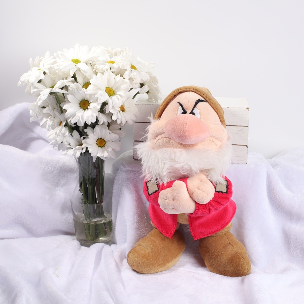 Disney Store Grumpy Plush Snow White Seven Dwarfs Retired